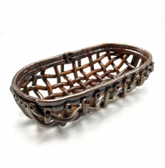 Oval Clay Basket