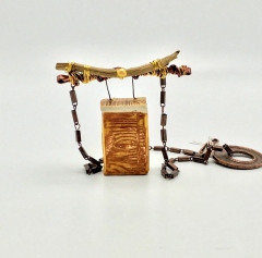 Box of Dreams Necklace-Golden