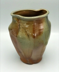 Woodfired Thrown and Altered Vase