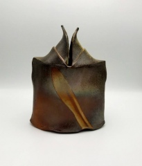 Vessel, Peaked Oval, Woodfired