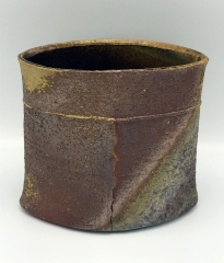 Oval Vessel with Torn Edge